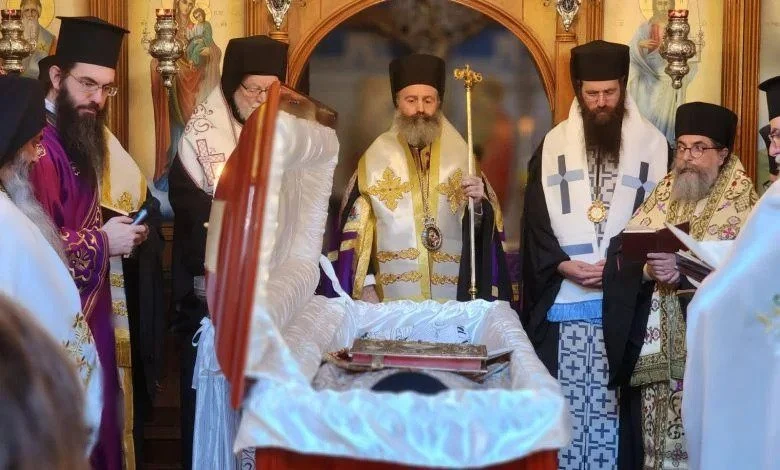 The Funeral Service of the Late Protopresbyter George Athanasiadis in Melbourne