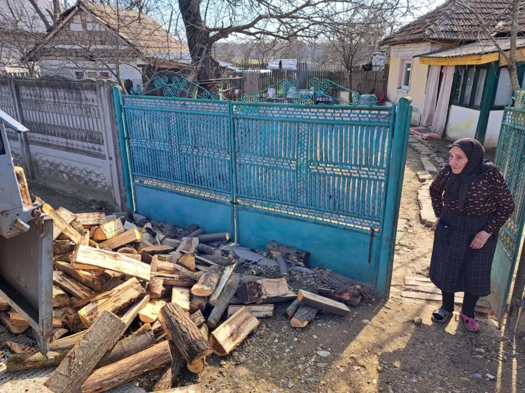 Românii din Belgia ajută vârstnicii din Oltenia cu lemne de foc