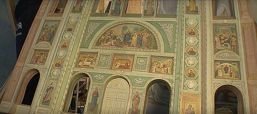 Ярославские художники работают над росписями в соборе Казанского женского монастыря