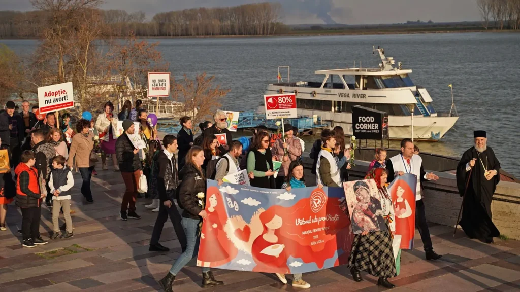 Arhiepiscopul Dunării de Jos a participat la Marșul pentru viață 2023 de la Galați