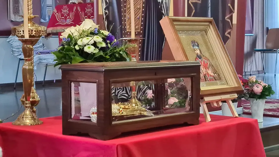 Pelerinaj în Mitropolia Germaniei cu moaștele Sf. Dionisie Erhan