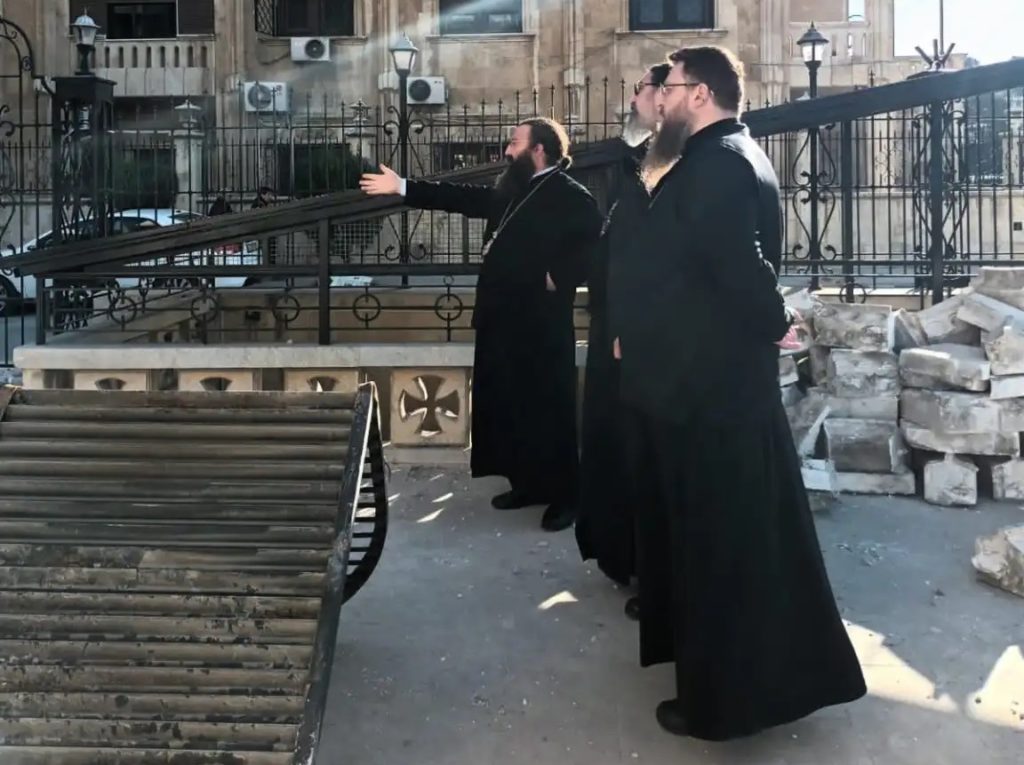 Εκπρόσωπος του Πατριάρχη Μόσχας στο σεισμόπληκτο Χαλέπι