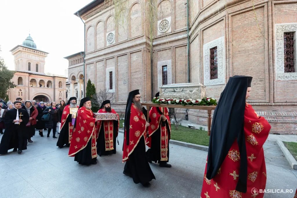 Sărbătoarea Sfinților 40 de Mucenici a început la Mănăstirea Antim cu o procesiune