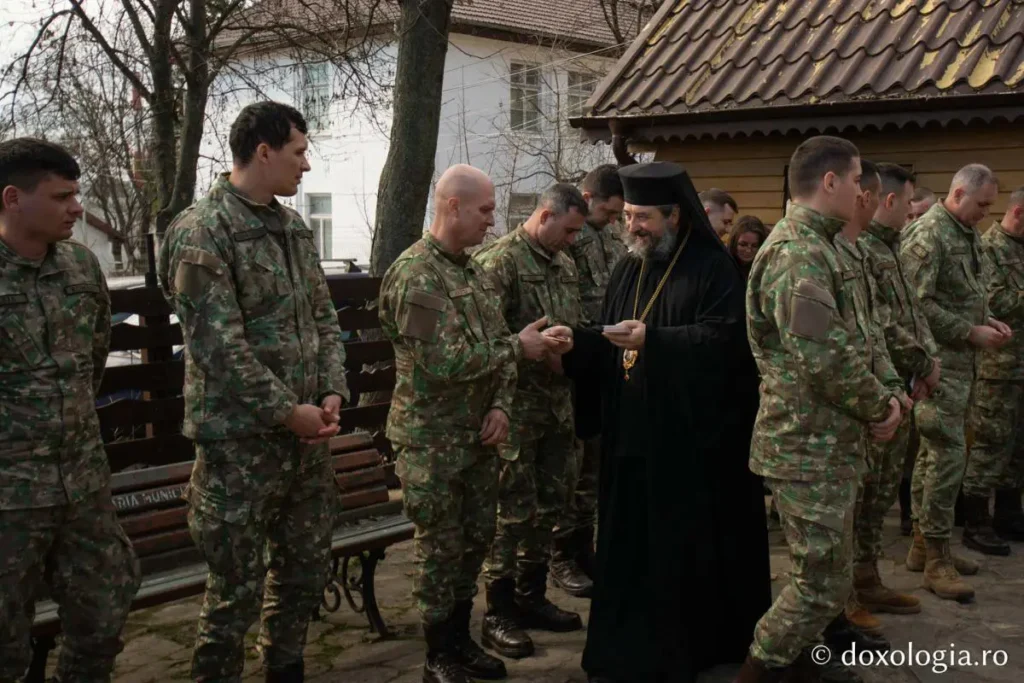 PS Nichifor le-a recomandat militarilor ieșeni modelul Sfinților 40 de Mucenici care au fost la rândul lor ostași