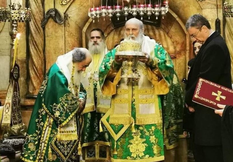 Владика Јован у Јерусалиму саслуживао Патријарху Теофилу