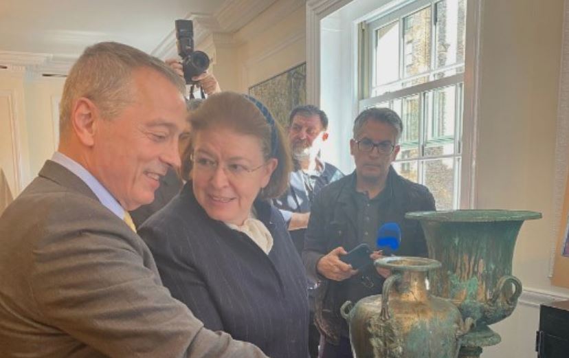 Repatriation from US of 29 antiquities illegally smuggled out of Greece