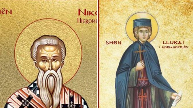 Dëshmor Nikoni e 199 nxënësit e tij. Oshënar dëshmor i ri Llukai. Hierodëshmor i ri Grigori