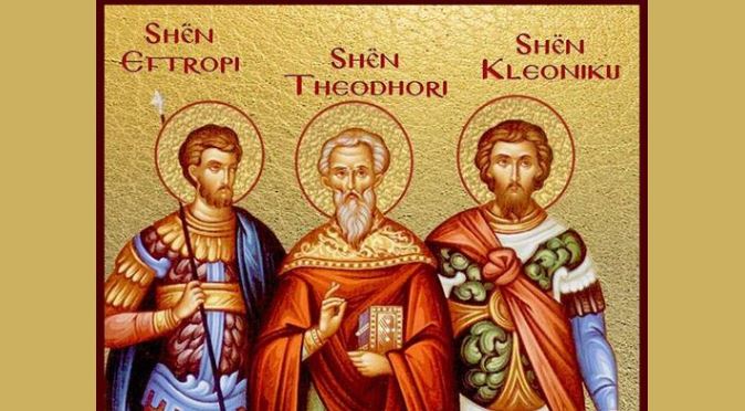 Dëshmorët Eftropi, Kleoniku, Vasilisku. Hierodëshmor Theodhoriti