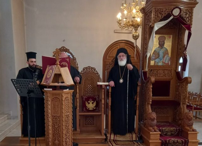 Η Ακολουθία του Μεγάλου Κανόνα στον Ιερό Μητροπολιτικό Ναό στο Αρκαλοχώρι