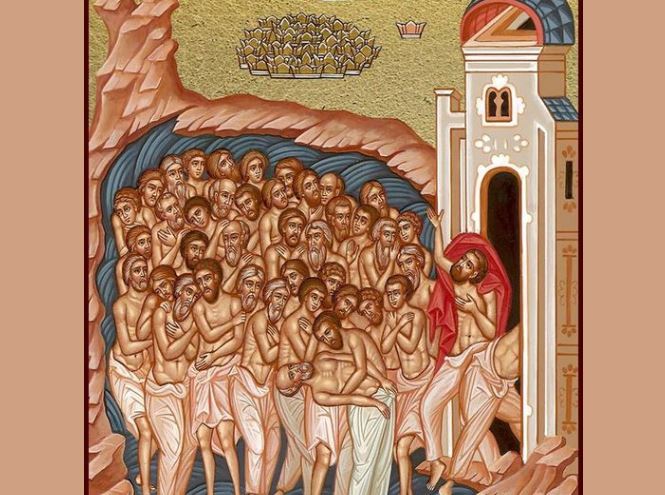 0 dëshmorët e Sebastisë (Melitoni, Flavio, Valeri, Sisini etj.). Oshënar Qesari, mjek