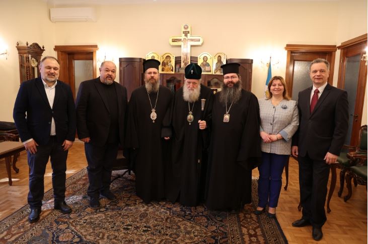 Среща на Негово Светейшество Българския патриарх Неофит и деканското ръководство на Богословския факултет