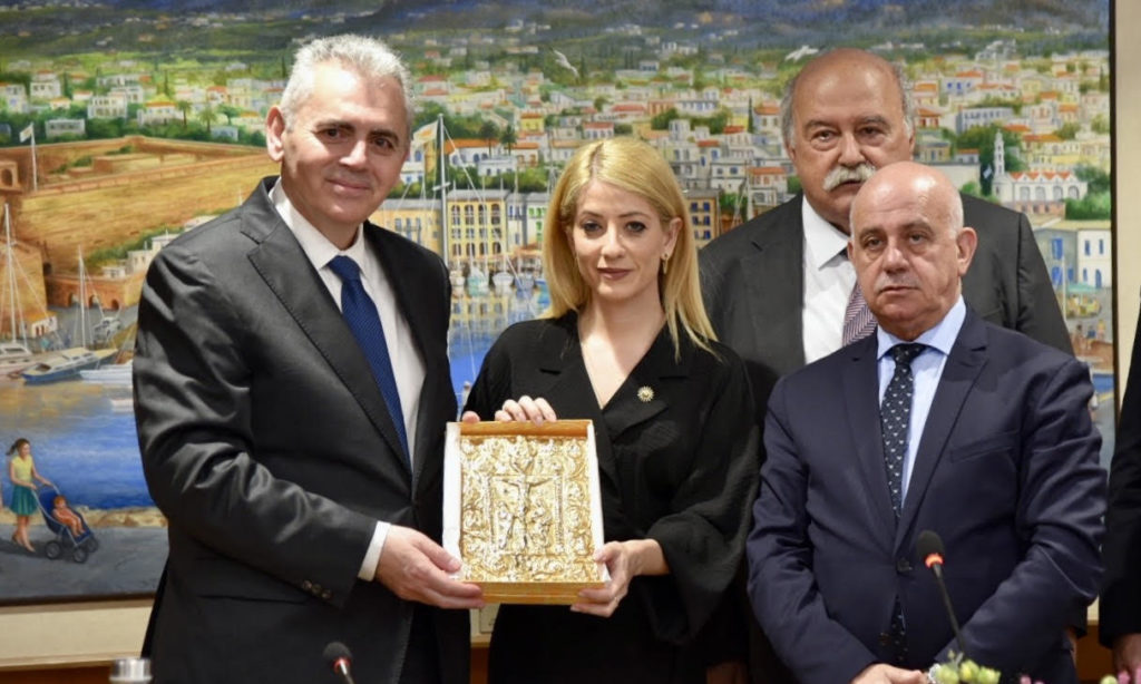 Συνάντηση Χαρακόπουλου με Πρόεδρο Βουλής Αντιπροσώπων Κύπρου Αννίτα Δημητρίου