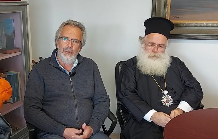 Επίσκεψη του Μητροπολίτη Ιεραπύτνης στον Δήμαρχο Σητείας 