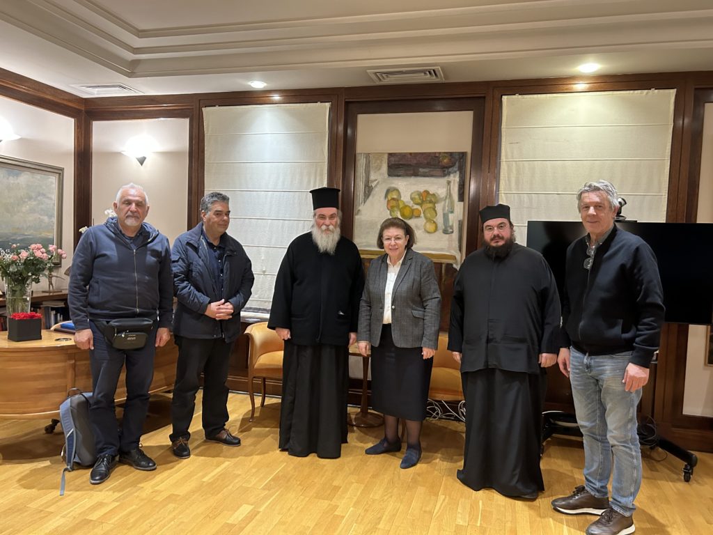 Συνάντηση Μητροπολίτη Κισάμου με την Υπουργό Πολιτισμού Λίνα Μενδώνη