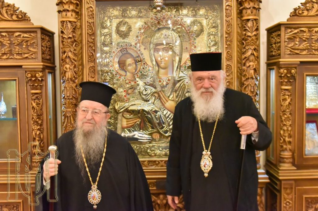 Επίσκεψη του Αρχιεπισκόπου Ιερωνύμου στην Ιερά Μητρόπολη Θεσσαλονίκης