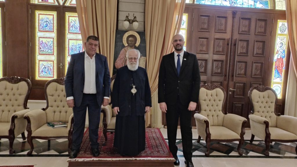 Συνάντηση με τον πρέσβη του Ισραήλ είχε ο Μητροπολίτης Κωνσταντίας