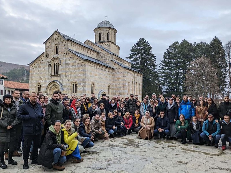 Προσκυνητές από το Μαυροβούνιο επισκέφθηκαν τη Μονή Αρχαγγέλων Πριζρένης