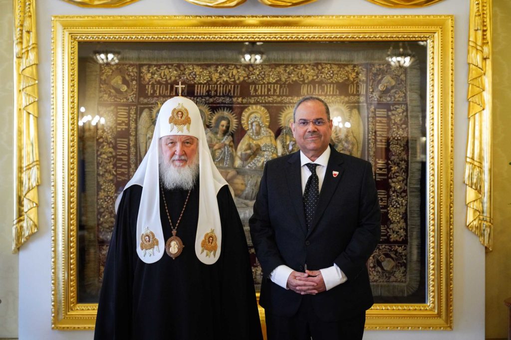 Πρόσκληση στον Πατριάρχη Μόσχας να επισκεφθεί το Μπαχρέιν