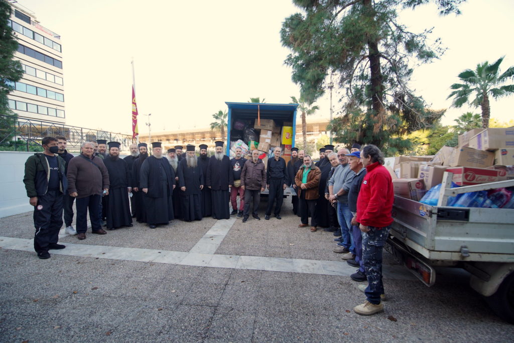 Αποστολή 15 τόνων ανθρωπιστικής βοήθειας από την Μητρόπολη Πειραιώς για τους σεισμόπληκτους σε Συρία και Τουρκία