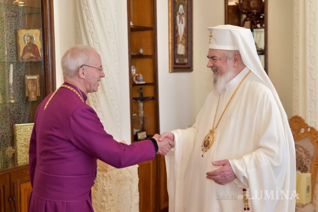 Τον Πατριάρχη Ρουμανίας επισκέφθηκε ο Αρχιεπίσκοπος Καντέρμπουρι