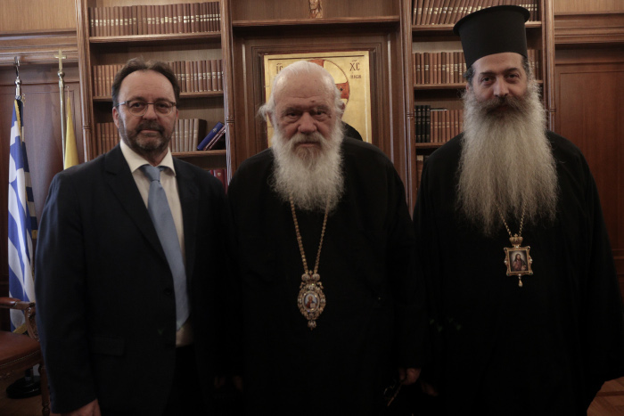 Συνάντηση Αρχιεπισκόπου με τον Διευθύνοντα Σύμβουλο του STAR Κεντρικής Ελλάδας