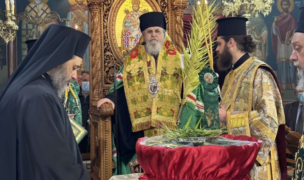 Βύρωνας: Κυριακή των Βαΐων στην Παναγία την Παρηγορήτρια