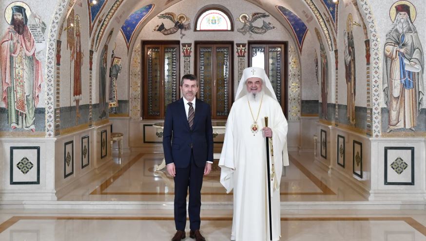 Ο Πατριάρχης Δανιήλ υποδέχθηκε τον Πρέσβη της Πορτογαλίας στο Βουκουρέστι