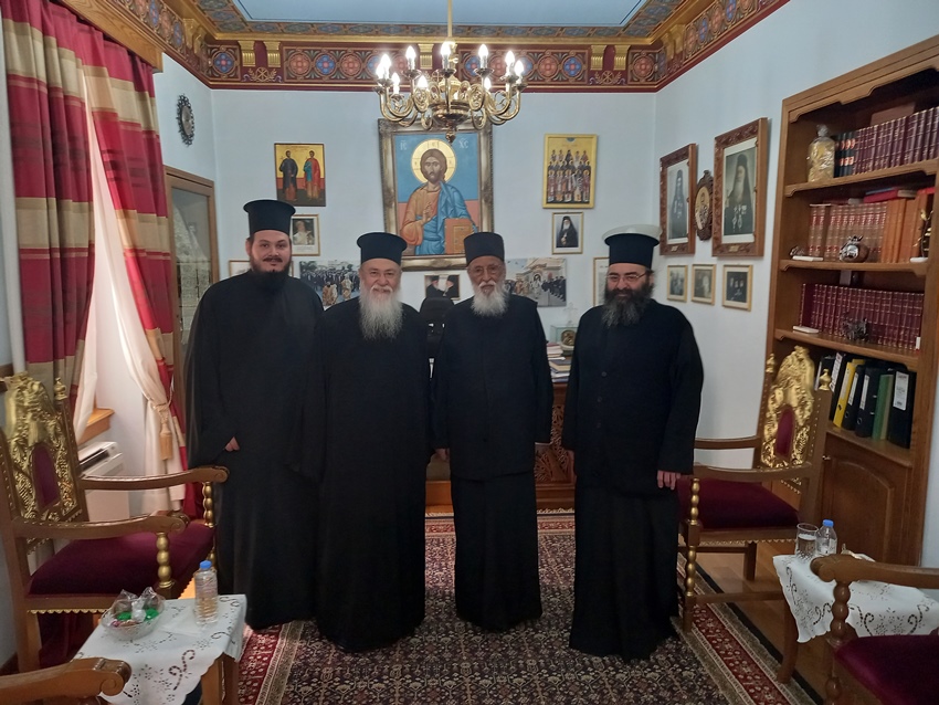 Επίσκεψη του Μητροπολίτη Κορίνθου στον Μαντινείας και Κυνουρίας Αλέξανδρο