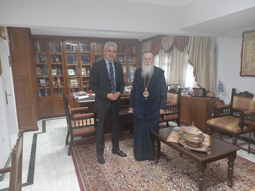 Τον Κορίνθου Διονύσιο επισκέφθηκε ο υποψήφιος βουλευτής Γιώργος Φερετζάνης