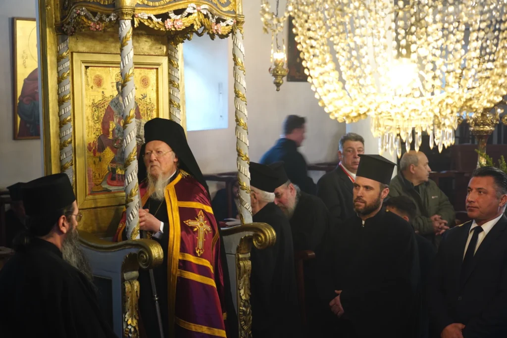 Ecumenical Patriarch in his homeland of Imbros for the Feast of Pascha