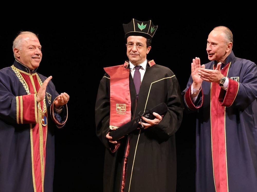 Επίτιμος Διδάκτορας Πανεπιστημίου Πειραιώς αναγορεύτηκε ο Νίκος Χριστοδουλίδης (ΦΩΤΟ)