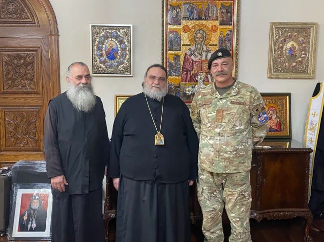 Εθιμοτυπική επίσκεψη στον Μητροπολίτη Ταμασού πραγματοποίησε ο απερχόμενος Διοικητής της 2ης Ταξιαρχίας Κλήρου