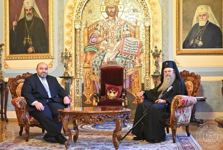 Ο Μητροπολίτης Φιλιππούπολης υποδέχθηκε τον Πρέσβη της Ελλάδος στη Βουλγαρία