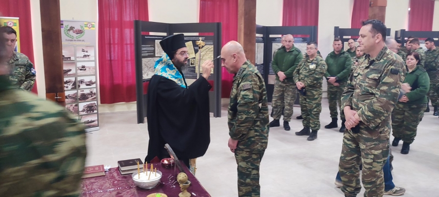 Ευχέλαιο από τον Μητροπολίτη Μαρωνείας στην 21η ΤΘ.Τ και στο Ίδρυμα Χρονίως Πασχόντων