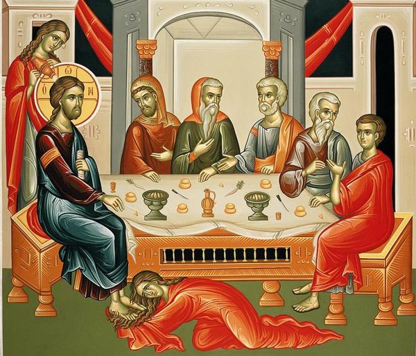 E MËRKURA E MADHE. Lyerja e këmbëve të Zotit Krisht.