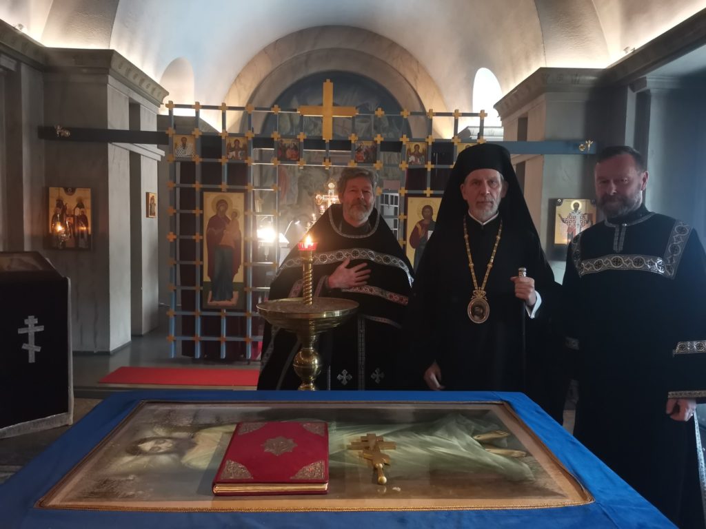 Metropolitan of Sweden at the Lamentations Service of the Finnish Parish of Stockholm