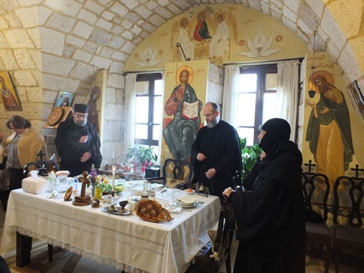 استفقاد دير القديس يوحنا المعمدان – دوما‎