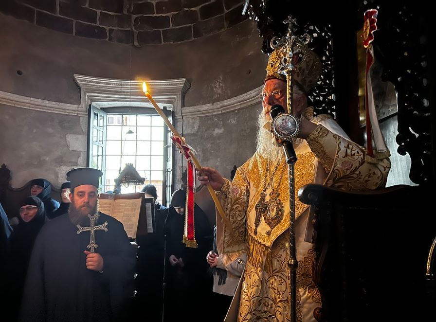 Πανηγυρικός Αρχιερατικός Εσπερινός στην Ι. Μονή Ζωοδόχου Πηγής Χρυσοπηγής