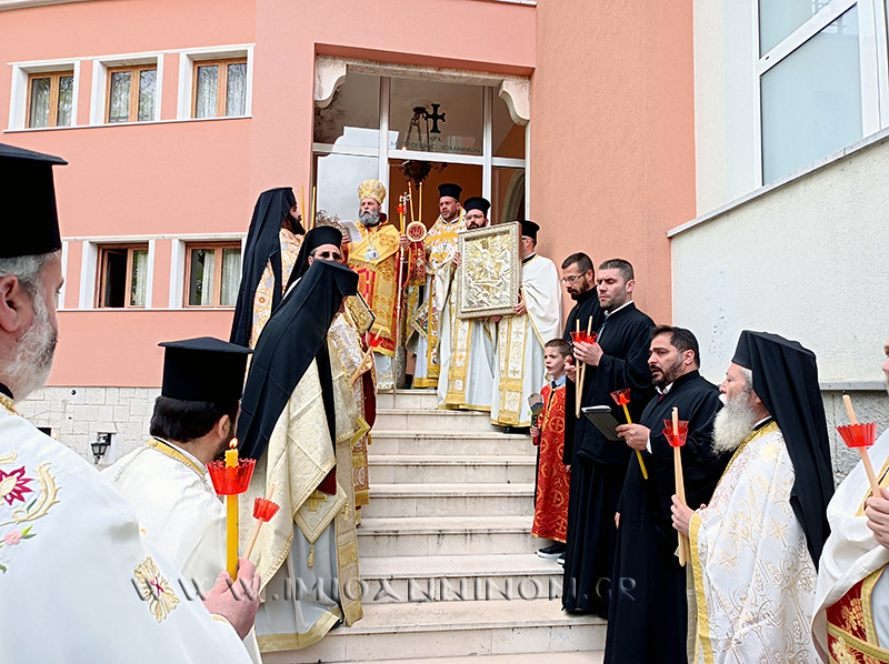 Ιωνάννινα: Μέγας Εσπερινός του Πάσχα και λιτάνευση της Ιεράς Εικόνας της Αναστάσεως