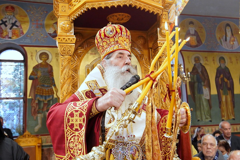 Πειραιώς Σεραφείμ: Η Παναγία είναι το πρώτο πρόσωπο από όλη την οικουμένη που μετέχει της Αναστάσεως