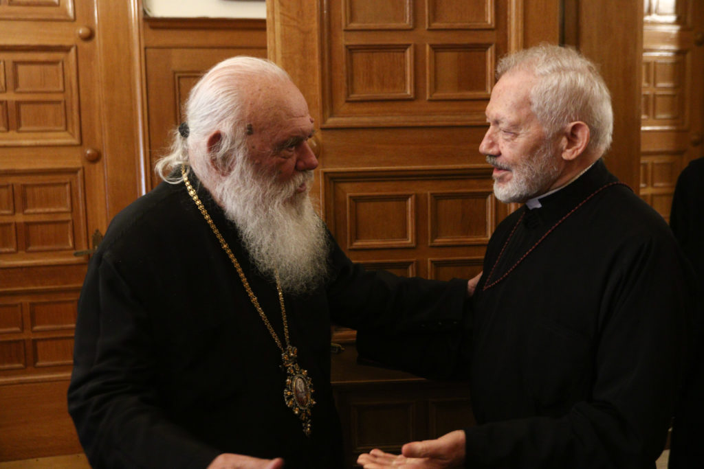 Συνάντηση Αρχιεπισκόπου Ιερωνύμου με τον Αρχιεπίσκοπο Καναδά
