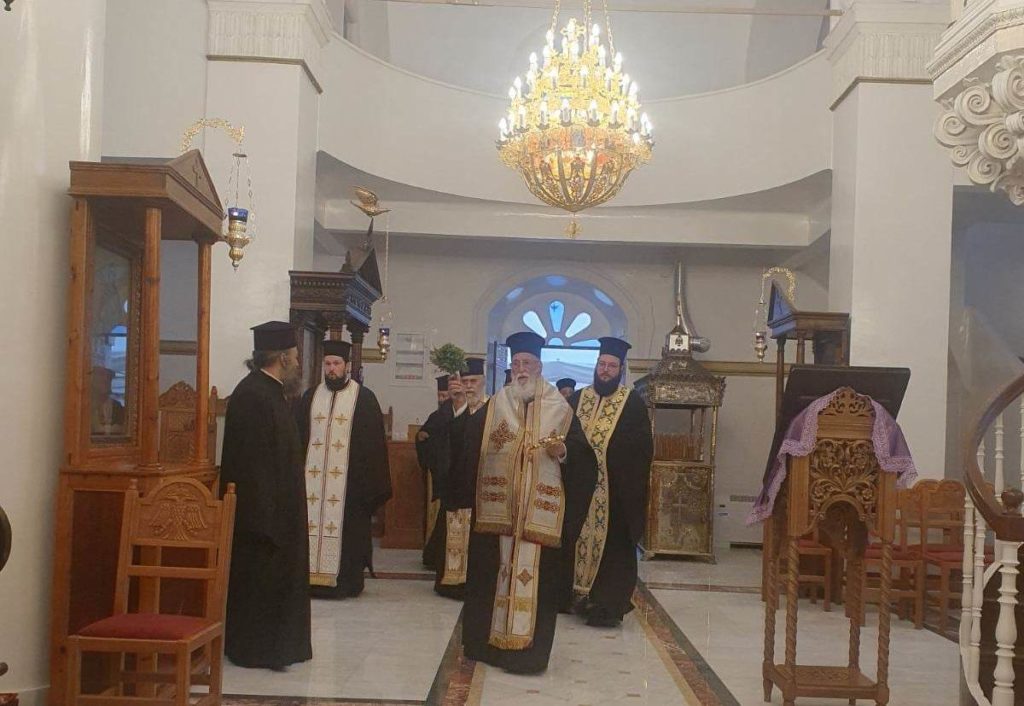 Θυρανοίξια του Ναού Παμεγίστων Ταξιαρχών στην Κανδήλα από τον Μητροπολίτη Μαντινείας