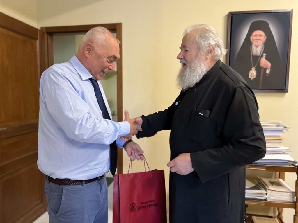 Ο Μητροπολίτης Κυδωνίας υποδέχθηκε τον υποψήφιο βουλευτή Ιωάννου Κασσελάκη