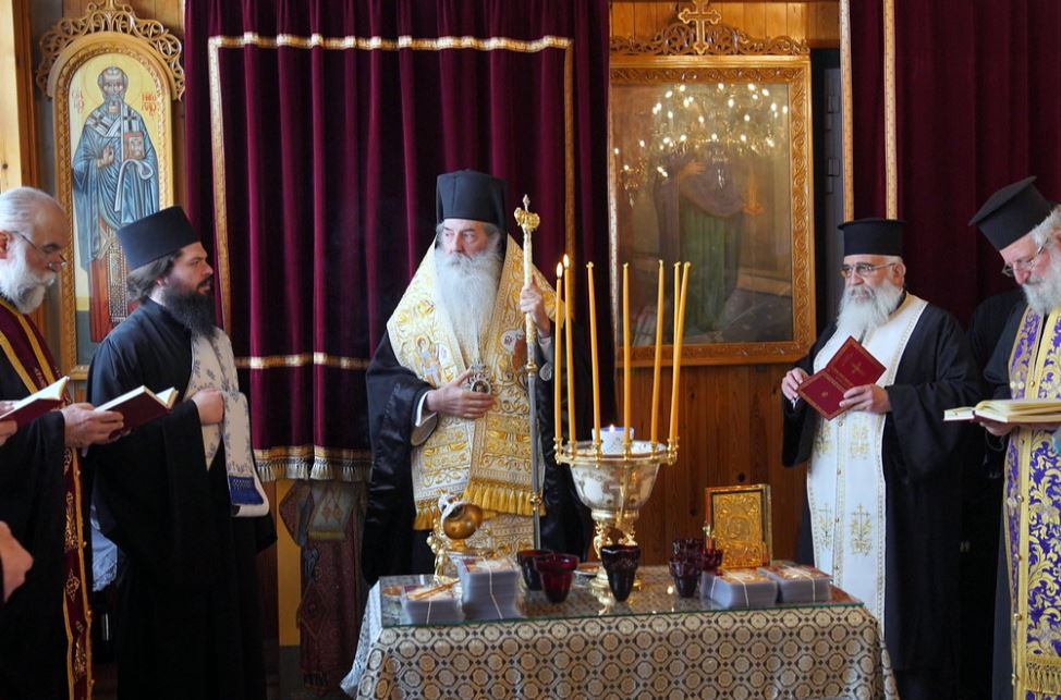 Το Μυστήριο του Ιερού Ευχελαίου, στο Τζάνειο Νοσοκομείο Πειραιώς από τον Μητροπολίτη Πειραιώς 