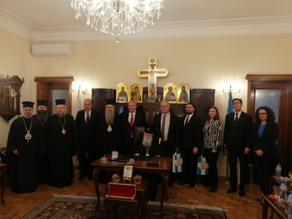 Среща на Българския патриарх Неофит с представители на Фондацията на българските църкви в Истанбул и Одрин