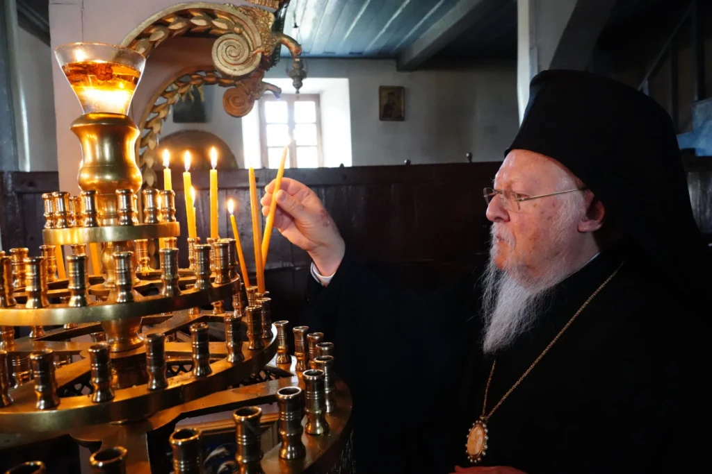 Ecumenical Patriarch officiates at Liturgy of the Presanctified Gifts in Imbros