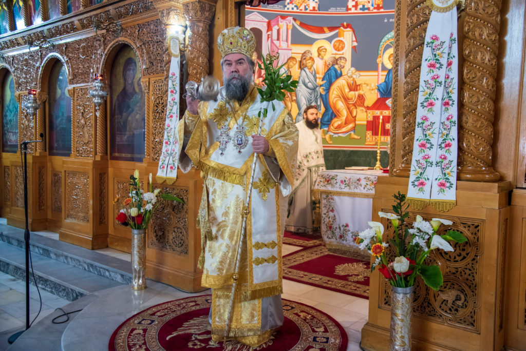 Ο Μητροπολίτης Σερρών στην Ασπροβάλτα την Κυριακή των Βαΐων