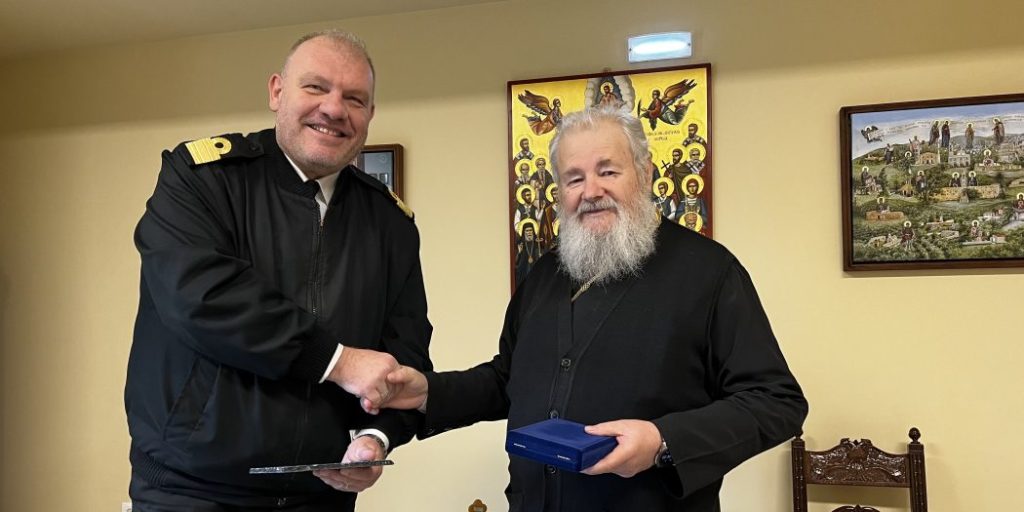 Ο νέος Διοικητής του ΚΕΝΑΠ στον Μητροπολίτη Κυδωνίας