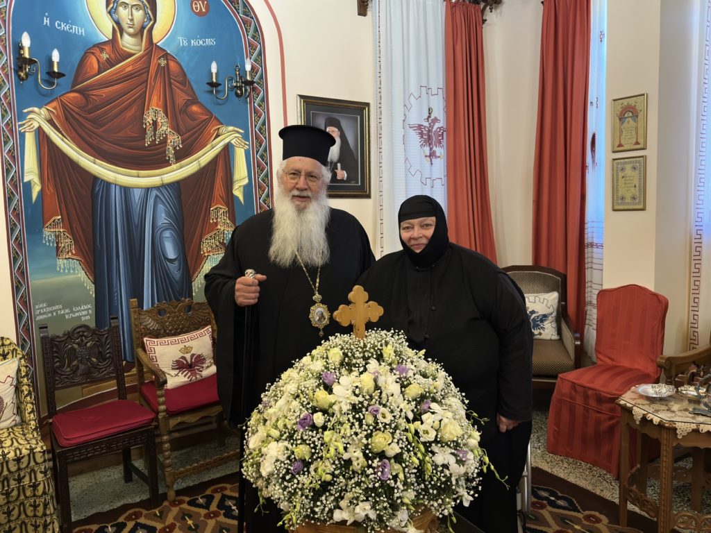 Ο Μητροπολίτης Θηβών στην Ιερά Μονή Ιερουσαλήμ Δαύλειας