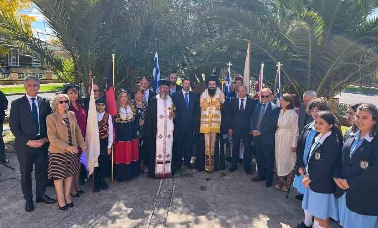 Tribute to the EOKA heroes of 1955-1959, in Sunshine, Melbourne